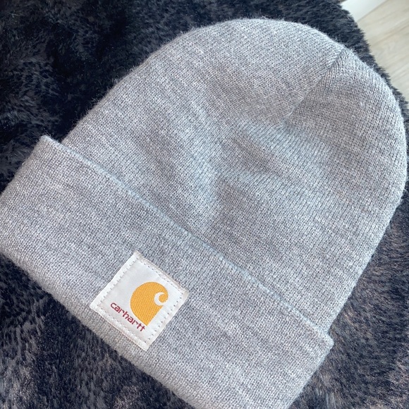 Carhartt Grey Beanie Bundle - 3 BEANIES UNWORN - New - Picture 2 of 7